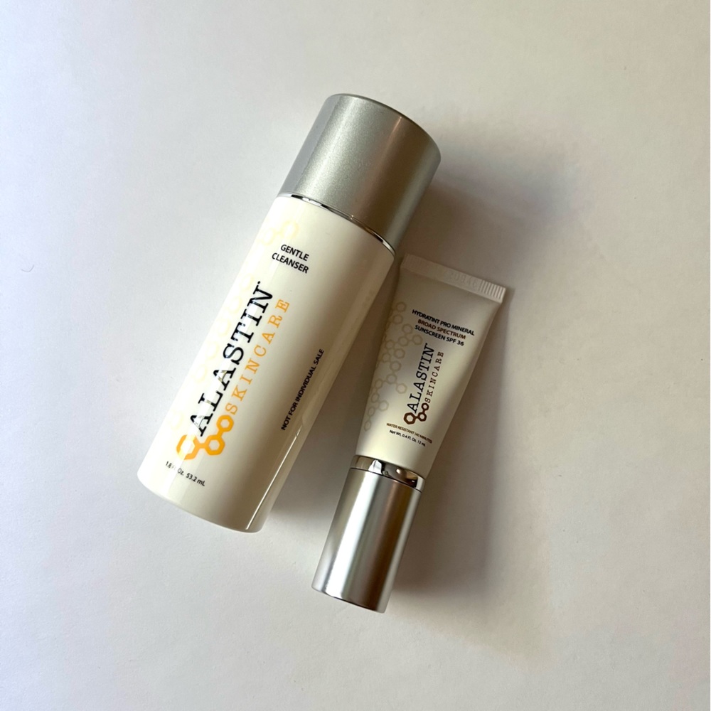 Alastin Skincare Gentle Cleanser and Hydratint Pro Mineral SPF bundle